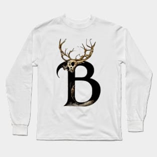 B Made out of Skull Deer Long Sleeve T-Shirt